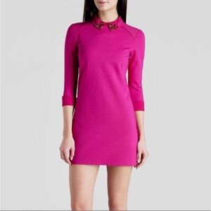 Ted Baker London pink jewel Embellished collar Dress 2